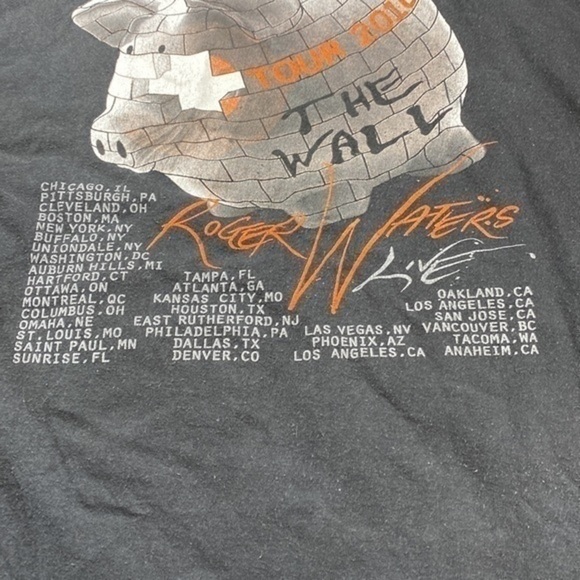 Roger Waters The Wall 30th Anniversary 2010 Pink Floyd T-Shirt XL - Picture 12 of 12